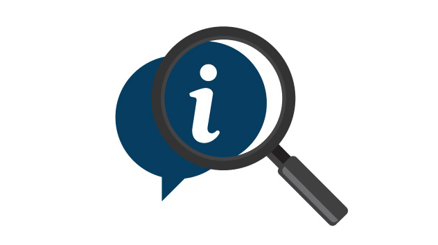 Information icon showing that required print file details are missing
